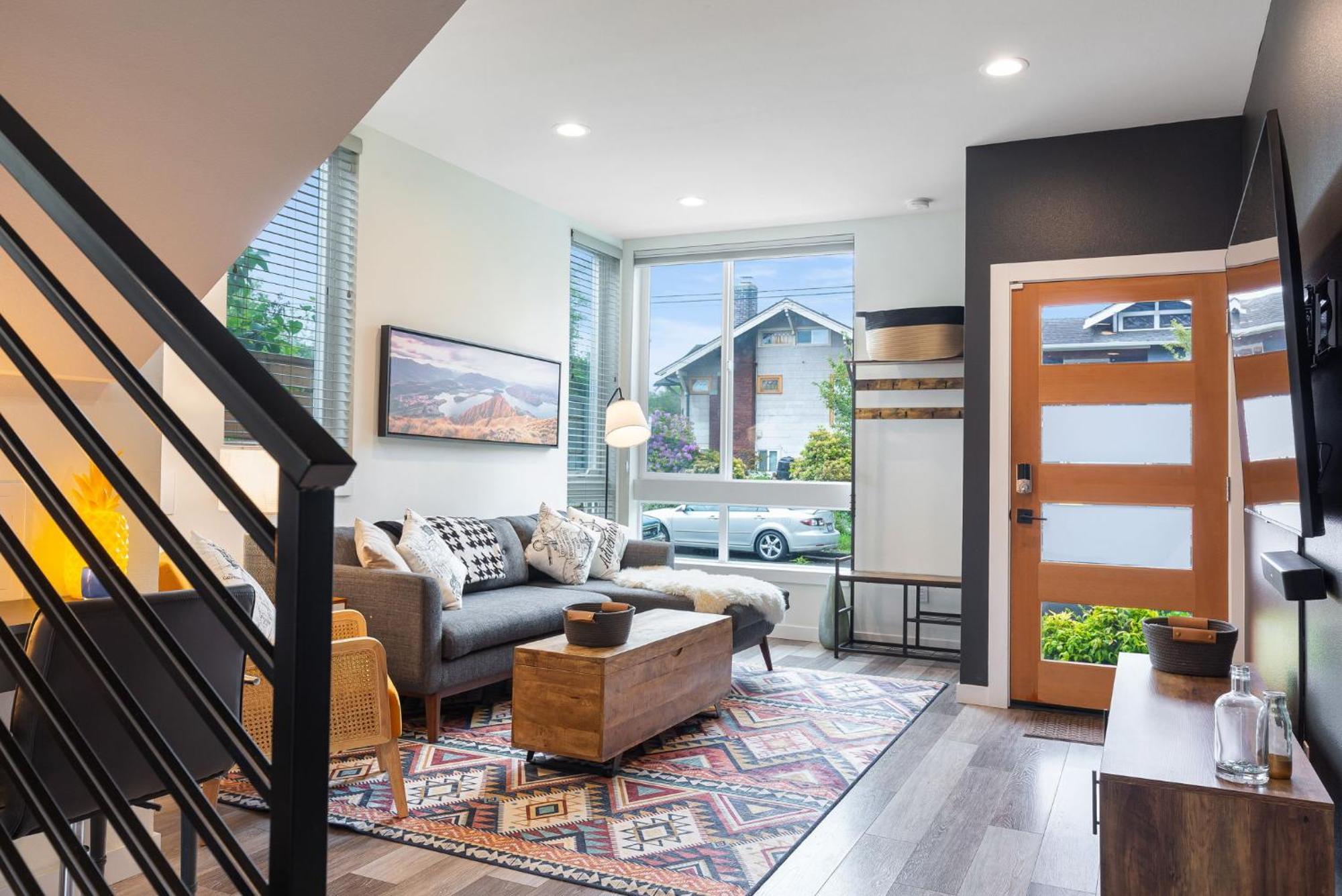 Stylish Townhouse Near Seattle Attractions Villa Ngoại thất bức ảnh