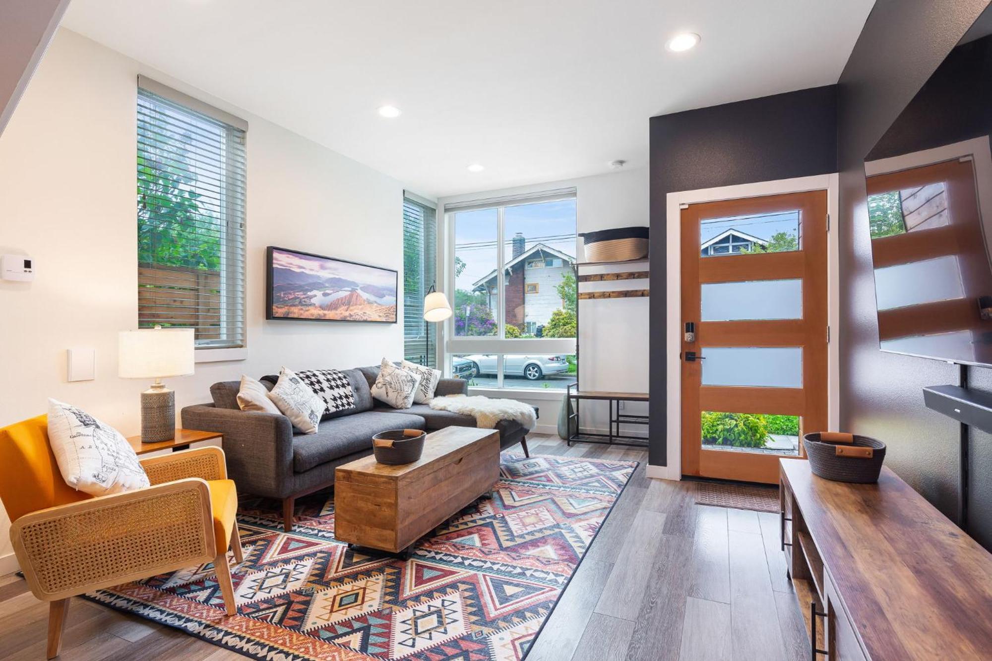 Stylish Townhouse Near Seattle Attractions Villa Ngoại thất bức ảnh